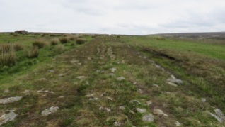 The Roman road atop Wheeldale moor